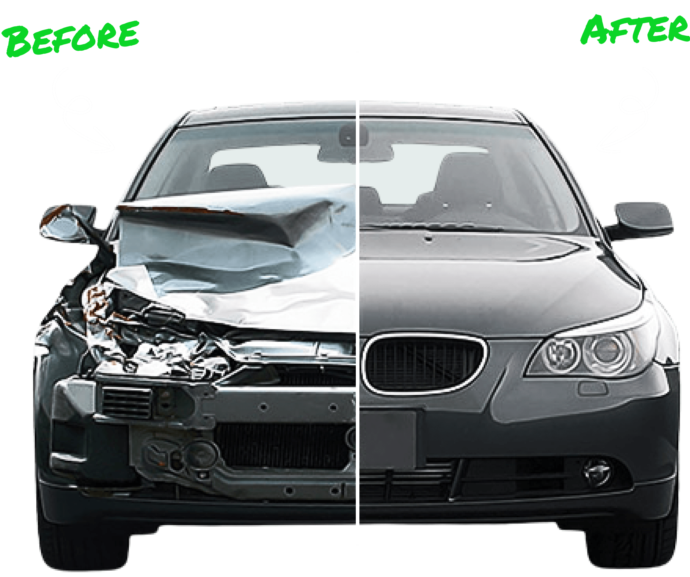Car repair before and after Car repair before and after