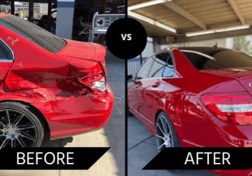 auto body before and after